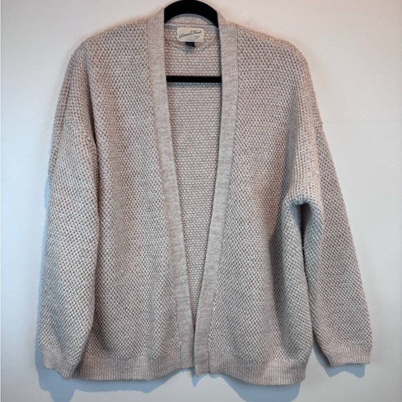 Universal Thread Beige Open Front Knit Cardigan Sweater XXL - Picture 5 of 11